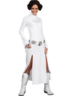 Rubie's womens Star Wars Princess Leia and Wig Women s Costume, White, X-Small US