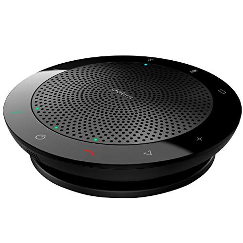 Jabra Speak 510 MS Wireless Bluetooth Speaker for Softphone and Mobile Phone Link 370 USB Included Easy Setup, Portable Speaker for Holding Meetings Anywhere with Outstanding Sound Quality