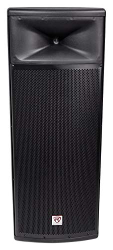 Rockville Dual 15 3000w 2-Way 8-Ohm Passive DJ PA Speaker/ABS Cabinet, 15 inch (SPGN258),Black