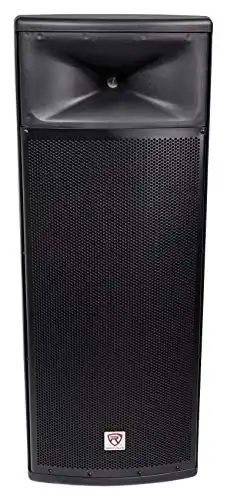 Rockville Dual 15 3000w 2-Way 8-Ohm Passive DJ PA Speaker/ABS Cabinet, 15 inch (SPGN258),Black